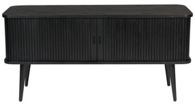 Barbier tolóajtós fekete komód - Zuiver