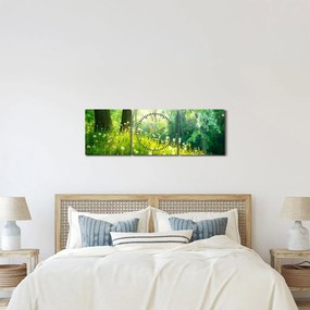 Kép - Varázslatos rét tele pitypanggal (órával) (90x30 cm)