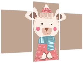 Kép - Egér sállal (90x60 cm)