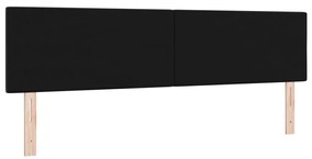 Fejtámla Gombos Fekete 180 cm Bársony