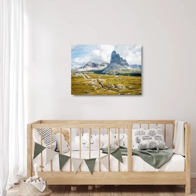 Kép - Olasz Dolomitok (üvegen) (70x50 cm)