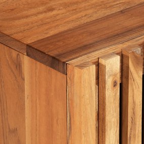 tömör akácfa TV-szekrény 105 x 34 x 46 cm