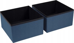 Bedford 2 db-os kék tárolódoboz szett