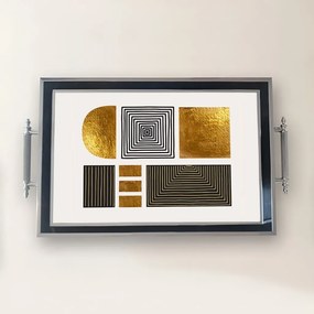 Üveg tálca, 38×24 cm – TPG9877