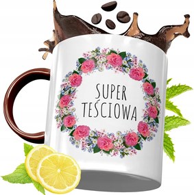 Bordó Bögre Anyósnak Születésnapra Ajándék fényképes nyomattal