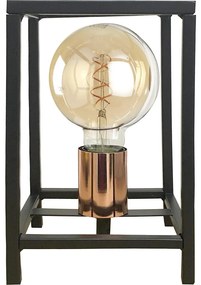 ONLI - Asztali lámpa FLOKI 1xE27/15W/230V 20 cm fekete/réz