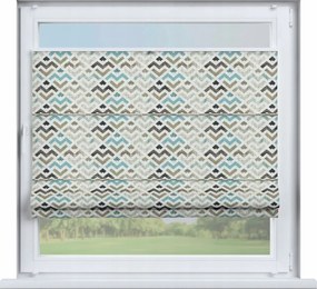 Kész pliszírozott roló római Szicília 100x180cm kék