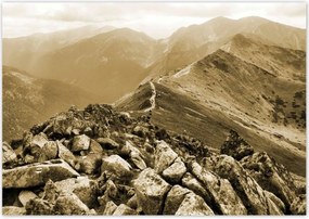 Poszterek 100x70 Tátra Lengyel hegyek Kilátás