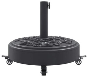 görgős kerek napernyőtalp rúdhoz Ø38 / 48 mm 27 kg