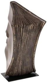 Asztali dísz 29x25x17 cm gyanta/rézszínű