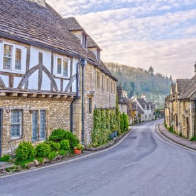 Poszter 30x30cm Kő házikók, Assaf Frank