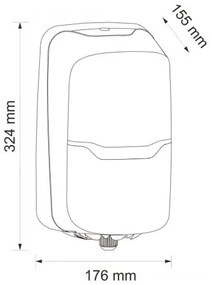 Merida Hygiene Control Flexi WC-papír adagoló, fehér