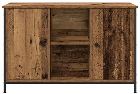 TV Szekrény Artisan Tölgy 101x35x65 cm Műanyag és Acél