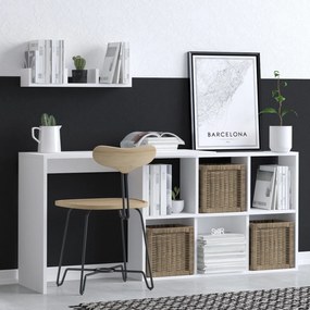 PC asztal Jumbo (fehér + tölgy). 1073389