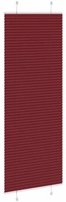 pliszírozott redőny Bordeaux piros 75x200 cm Szövetszélesség