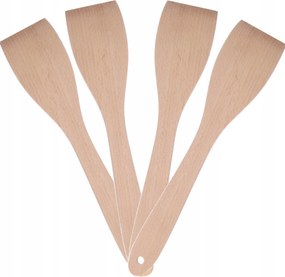 Fa Konyhai Spatula Sütéshez 4 Db-os Szett 300MM Hendi