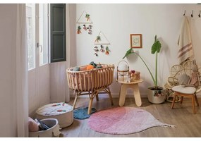 Rózsaszín mosható kézi szövésű pamut gyerek szőnyeg 100x150 cm Ramona the Radish – Lorena Canals