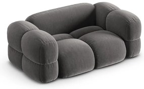 Szürke bársony kanapé 180 cm Loretto – Cosmopolitan Design