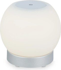 Briloner Led asztali lámpa elemes 3W 350lm 16 cm matt króm IP44