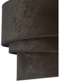 Duolla - Mennyezeti lámpa DEVON 1xE27/40W/230V átm. 45 cm fekete/arany