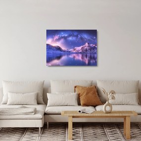 Üveg kép - Sarkvidéki táj (70x50 cm)