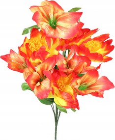 9 Liliomból Álló Csokor Amarillisz Díszítés Művirágokkal A Temetőbe