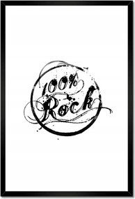 Poszterek keretben 40x60 100 százalék Rock zene