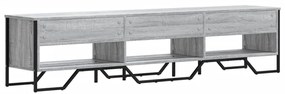 szürke sonoma színű szerelt fa TV-szekrény 180 x 34 x 41 cm