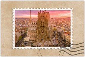 Poszterek 60x40 Napsütéses nap Barcelona