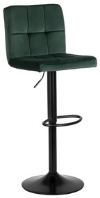 Zöld Bársony Bárszék NERO