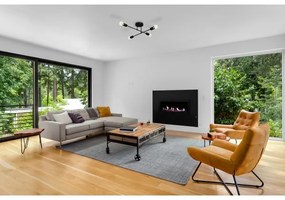 LED Felületre szerelhető csillár CAMBRIDGE 4xE27/8W/230V fekete