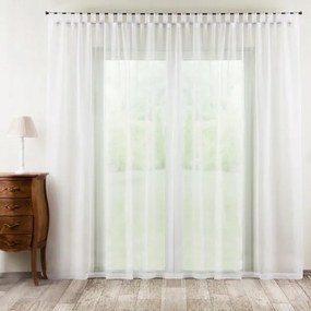 Dekoria Vállpántos fátyolfüggöny nappaliba, konyhába fehér, ekrü