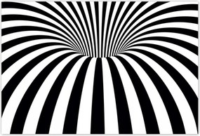 Poszterek 185x125 Absztrakt fekete-fehér