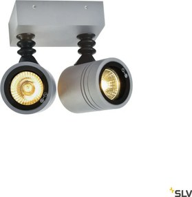 SLV 233094 MYRA Modern Kültéri Mennyezeti Lámpa Átlátszó, Szürke GU10 IP55
