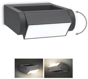 Brilagi - LED Kültéri fali lámpa CROTONE LED/7W/230V antracit IP54