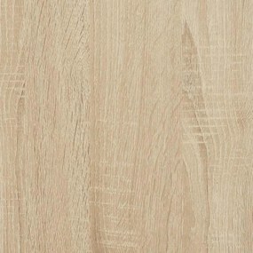 Falipolc fiókokkal sonoma tölgy 100x36x19 cm műszaki fa