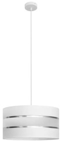 Csillár zsinóron HELEN 1xE27/15W/230V á. 40 cm fehér