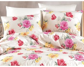 BedTex Pamut ágynemét Tulip krém, 220 x 200 cm, 2db 70 x 90 cm