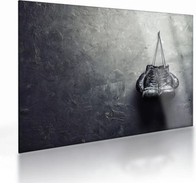 Bokszkesztyű képe (üvegen) (70x50 cm)