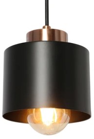 Csillár zsinóron OLENA 1xE27/60W/230V fekete