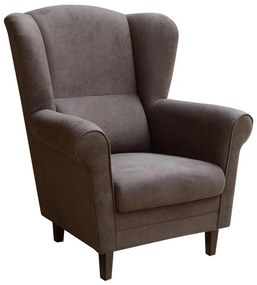 GALA füles fotel sötétbarna