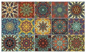 La Plata dekoratív falimatrica szett, 15 db - Ambiance