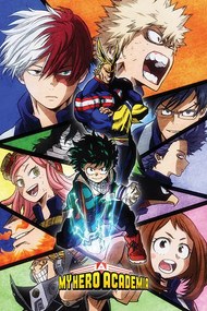 Plakát My Hero Academia - Characters Mosaic