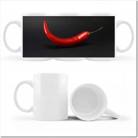 Chili paprika mintás bögre