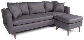 Sarok ülőgarnitúra Sanfrisco (J) (antracit). 1101809