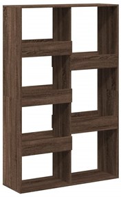 barna tölgy színű szerelt fa térelválasztó 100 x 33 x 155,5 cm