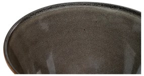 Selma tál, kerámia, szürke-barna 15x9 cm, 4 db