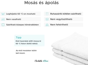 Classic világosszürke kis törölköző 30x50 cm 100% pamut