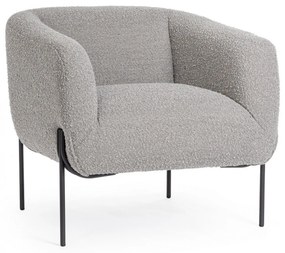 MADLINE design fotel - szürke boucle