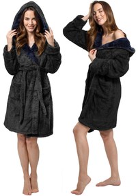 Fürdőköpeny Jordan Black Navy Women L